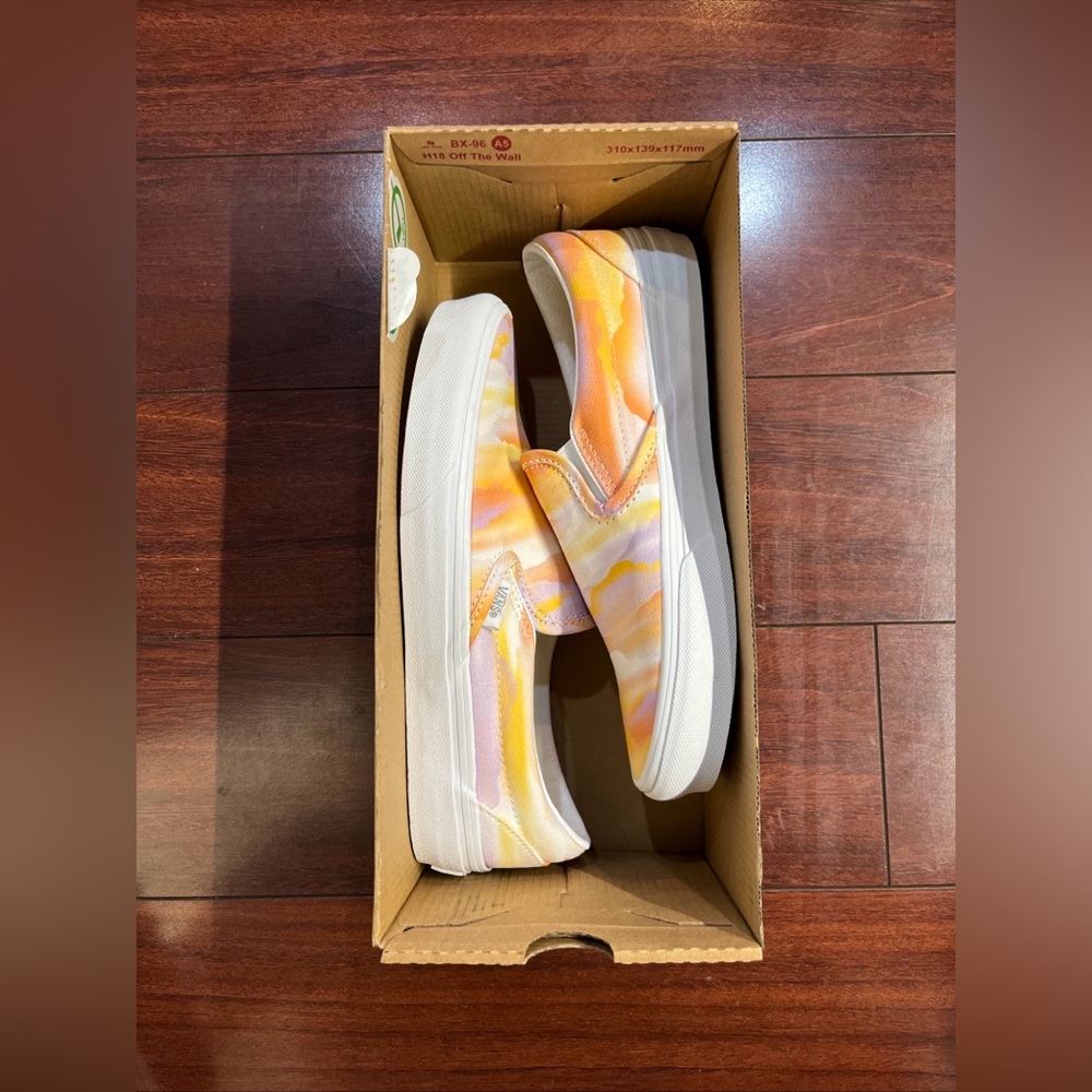 Womens 7.5 Vans Classic Slip On Festival Dream Sneaker Shoe Low Top New HALF BOX - Picture 2 of 16